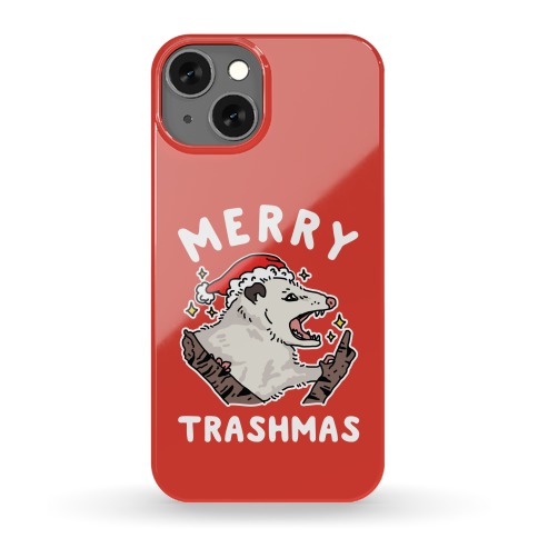 Merry Trashmas Opossum Phone Case
