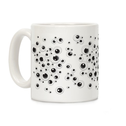 Googly Eye Pattern Coffee Mug