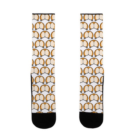 Corgi Butt Pattern Sock