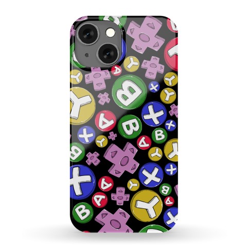 Video Game Controller Buttons Pattern Phone Case