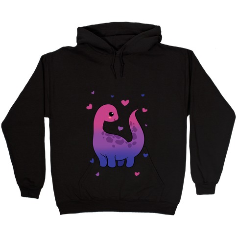 Bisexual-Dino Hooded Sweatshirt