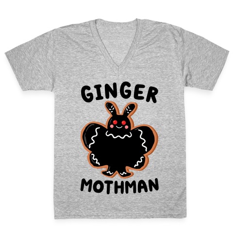 Ginger Mothman V-Neck Tee Shirt