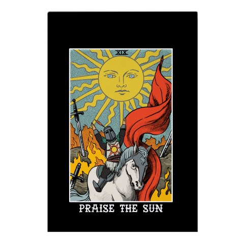 Praise The Sun Tarot Card Garden Flag