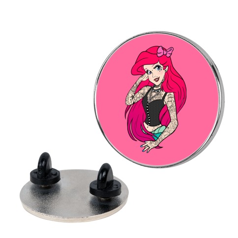 Punk Mermaid Princess Pin