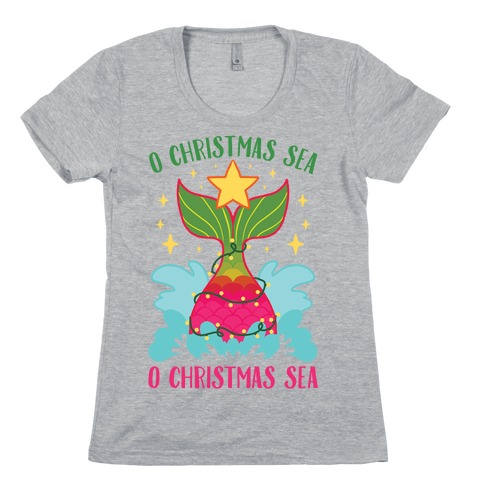 O Christmas Sea, O Christmas Sea Womens T-Shirt