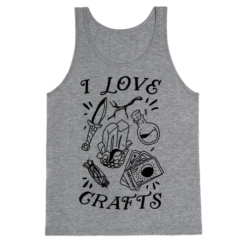 I Love (Witch) Crafts Tank Top