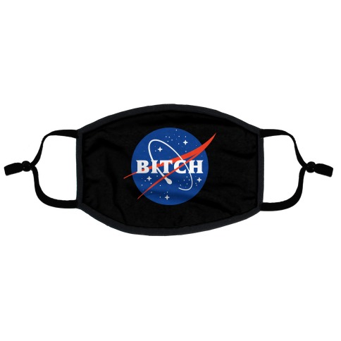 Bitch Space Program Logo Flat Face Mask