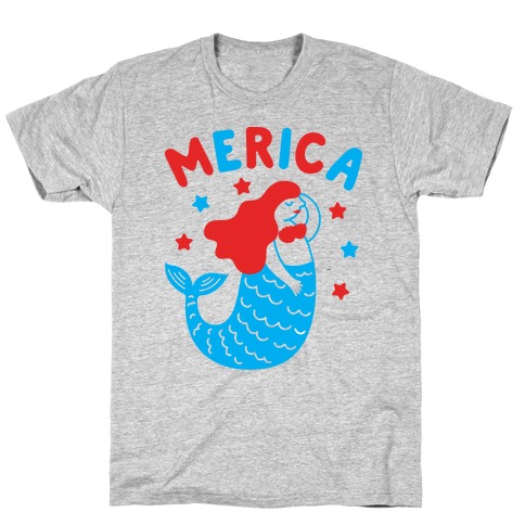 Merica Mermaid T-Shirt