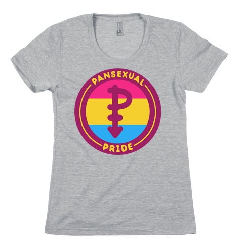 Pansexual Pride Patch Womens T-Shirt