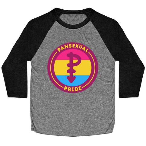 Pansexual Pride Patch Baseball Tee
