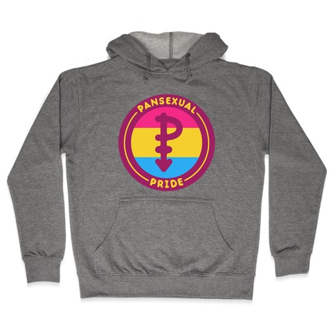 Pansexual Pride Patch Hooded Sweatshirt