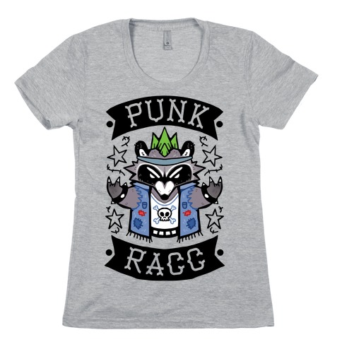Punk Racc Womens T-Shirt