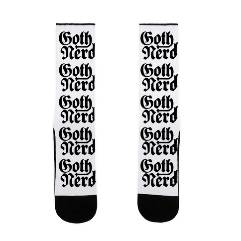 Goth Nerd Sock