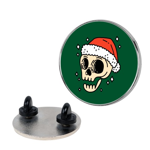 Santa Skull Pin