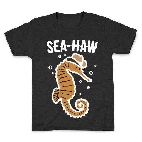 Sea Haw Seahorse Cowboy Kids T-Shirt