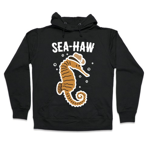 Sea Haw Seahorse Cowboy Hooded Sweatshirt