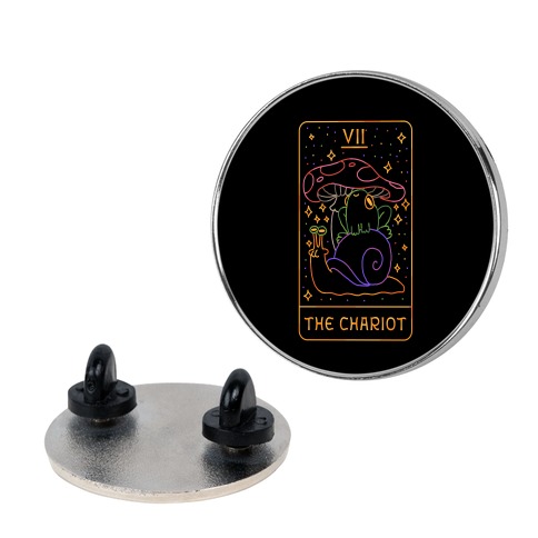 The Chariot Frog On a Snail Tarot Pin