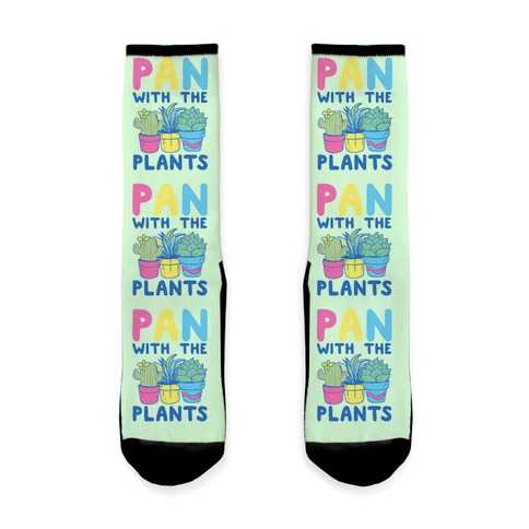 Pan with the Plants Sock