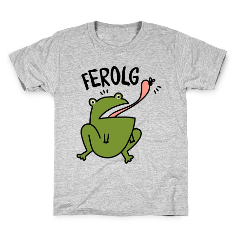FEROLG - Feral Girl Frog Kids T-Shirt