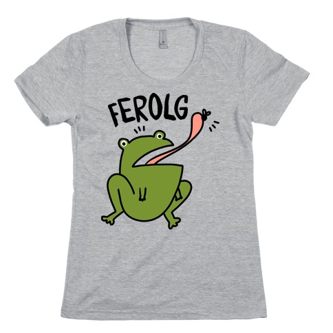 FEROLG - Feral Girl Frog Womens T-Shirt