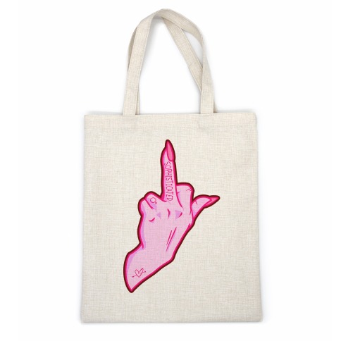 Sophisticated Middle Finger Casual Tote