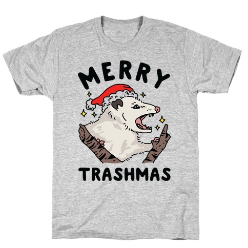 Merry Trashmas Opossum T-Shirt