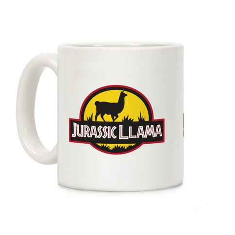 Jurassic Llama Coffee Mug