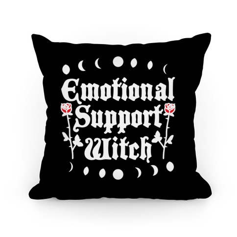 Emotional Support Witch Pillow