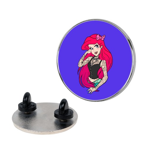 Punk Ariel Parody Pin