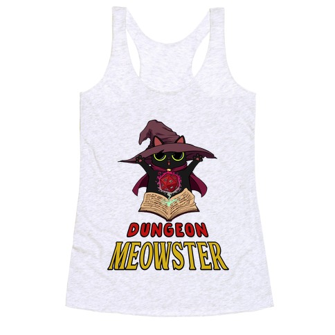 Dungeon Meowster Racerback Tank Top