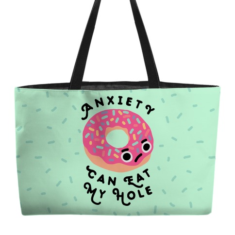 Anxiety Can Eat My Hole Donut Pillows | LookHUMAN