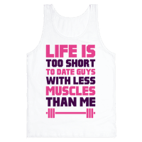 Who Needs Nice Guys When You Can Have Nice Thighs - Racerback Tank - HUMAN