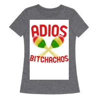 Adios Bitchachos Funny T Shirt for Men and Women | Premium Design | Catch My Drift India - Black / 2XL