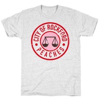 City of Rockford Peaches, distressed - A League Of Their Own - T-Shirt