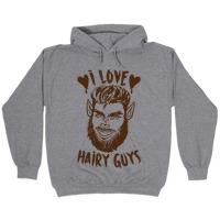 hairy guy sweatshirt