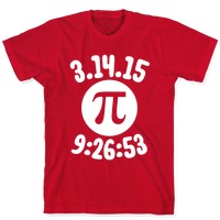 Pi Day of the Century 2015 MARS 15 Maths Geek manches longues homme tee shirt 1083