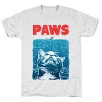 jaws cat shirt