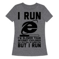 i run slower than internet explorer