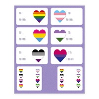 Gender Fluid Pride Stickers and Decal Sheets | LookHUMAN