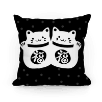 lucky cat pillow