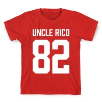 Movie Uncle Rico #82 Football Jerseys Sewn Dynamite Blue Custom Name Number