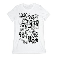 1000 Minus 7 T Shirts Lookhuman