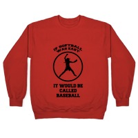 Baseball T-shirt Design, IF softball was easy they'd call it baseball -  MasterBundles