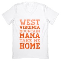 Mountain Mama V-neck Tee