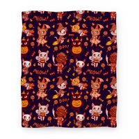 Spooky Cute Cats in Halloween Costumes - Blanket - HUMAN