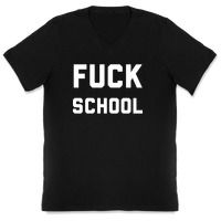 Fuck School Tee - Sea Mist