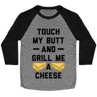 afkom praktiseret Assassin Touch My Butt And Grill Me A Cheese Baseball Tees | LookHUMAN