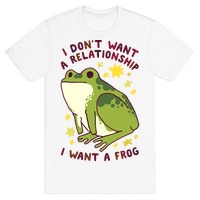 I Don't Want a Relationship I Want a Frog Coffee Mugs | LookHUMAN