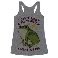 I Don't Want a Relationship I Want a Frog Coffee Mugs | LookHUMAN