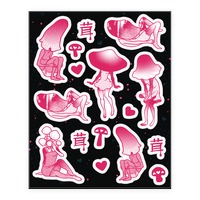 4/'/' Lady Mushroom Vinyl Sticker